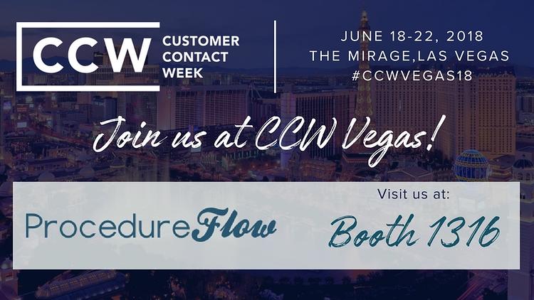 ProcedureFlow Booth 1316 at CCW Vegas