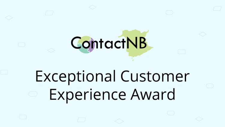 ContactNB Exceptional Customer Experience Award
